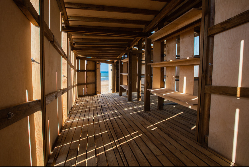 photograph of old road sign